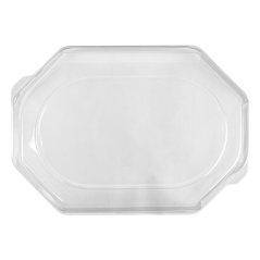 COUVERCLES POUR RÉF. 158.85 35x25 CM TRANSPARENT RPET (50 UNITÉ)