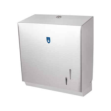 Image DISTRIBUTEUR POUR ESSUIE-MAINS  26,5x12x30,5 CM ARGENTE ACIER (1 UNITÉ) #1