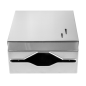 Image DISTRIBUTEUR POUR ESSUIE-MAINS  26,5x12x30,5 CM ARGENTE ACIER (1 UNITÉ) #2