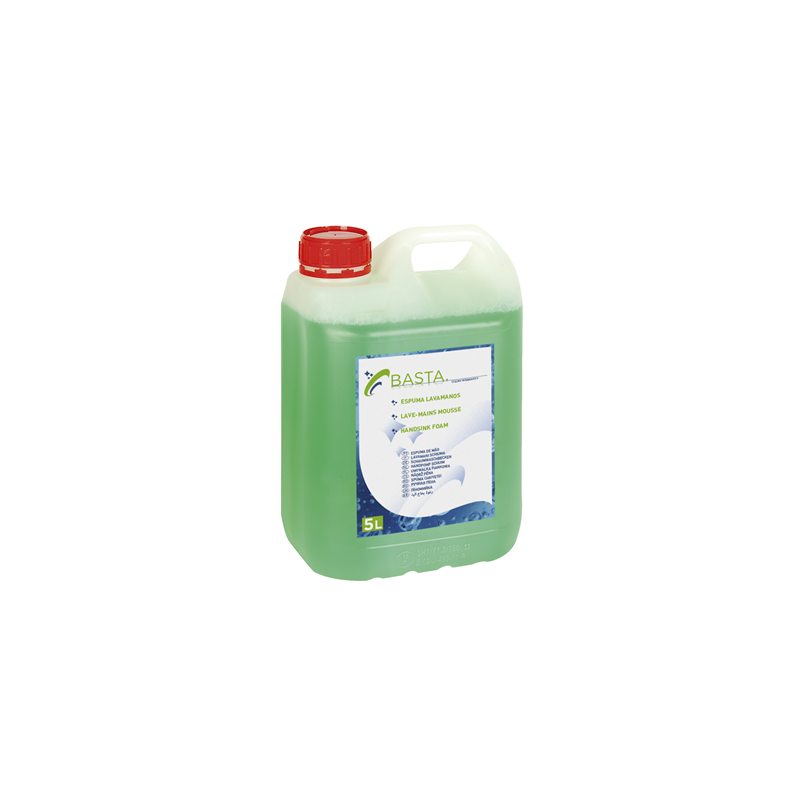 MOUSSE POUR LAVER LES MAINS 5 L  18x13x29 CM (4 UNITÉ)