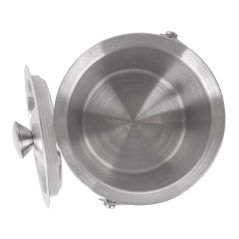 Image SEAU 1,5 L Ø 15,5x16,2 CM ARGENTE INOX (1 UNITÉ) #4