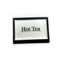 AFFICHAGES "HOT TEA" 7,5x4,5 CM NOIR BOIS (1 UNITÉ) Image AFFICHAGES "HOT TEA" 7,5x4,5 CM NOIR BOIS (1 UNITÉ) #1