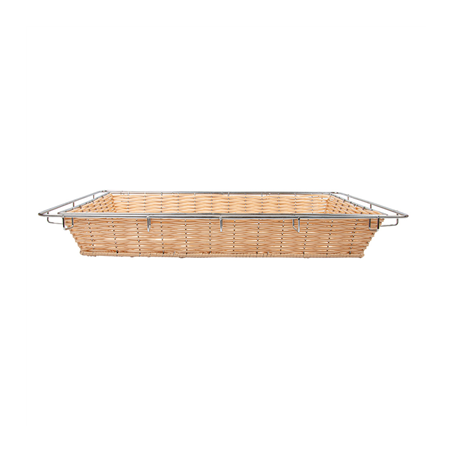 CORBEILLE SIMILAIRE OSIER  58,3x38,6x8,3 CM NATUREL PP (1 UNITÉ)