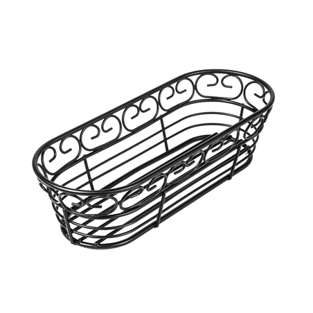 Image CORBEILLES ALLONGÉES  22,8x9,3x6,4 CM NOIR ACIER (1 UNITÉ) #1