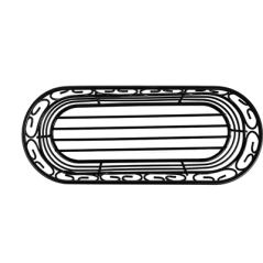 Image CORBEILLES ALLONGÉES  22,8x9,3x6,4 CM NOIR ACIER (1 UNITÉ) #3