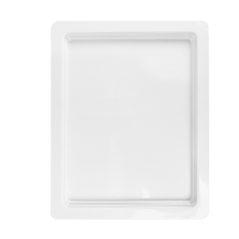 Image BACS GN 1/2  32,5 x 26,5 x 2 (h) CM BLANC MÉLAMINE (6 UNITÉ) #3
