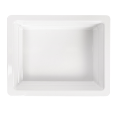 Image BACS GN 1/2 'ASAMI WARE'  32,5 x 26 x 6,5 (h) CM BLANC MÉLAMINE (6 UNITÉ) #3