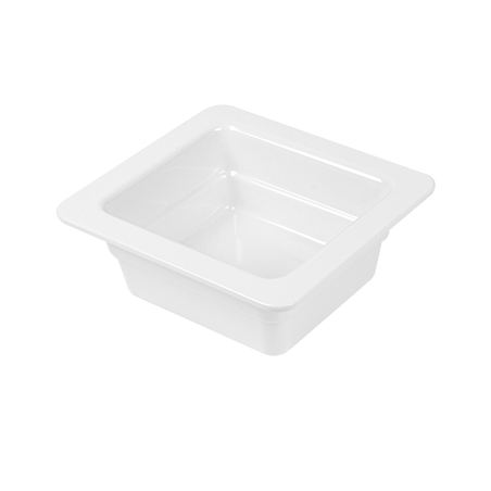 Image BACS GN 1/6  6,5 (h) CM BLANC MÉLAMINE (6 UNITÉ) #1