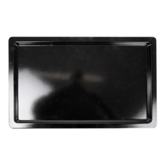 Image BACS GN 1/1  53 x 32,5 x 2 (h) CM NOIR MÉLAMINE (6 UNITÉ) #3