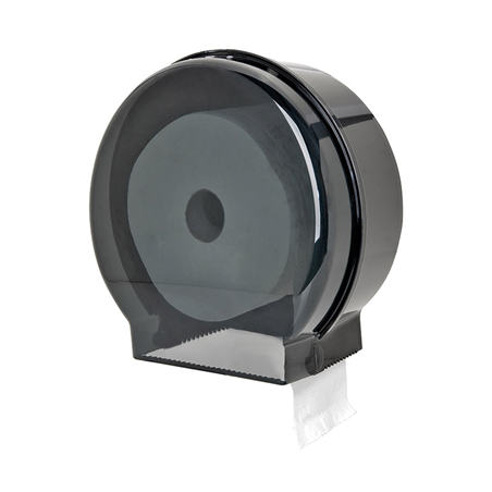 Image DISTRIBUTEUR HYGIENIQUE "BABY JUMBO"  29x13,5x30 CM NOIR/FUME ABS (1 UNITÉ) #1