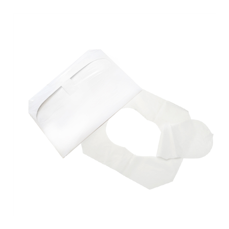 Image PROTECTEURS DE SIÈGE "W.C."  41x36 CM BLANC PAPIER (5000 UNITÉ) #1