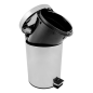 POUBELLE À PÉDALE AVEC RÉCEPTACLE INTÉRIEUR 5 L Ø 20,5x28 CM ARGENTE INOX (1 UNITÉ) Image POUBELLE À PÉDALE AVEC RÉCEPTACLE INTÉRIEUR 5 L Ø 20,5x28 CM ARGENTE INOX (1 UNITÉ) #5
