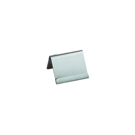 Image CHEVALETS POUR ÉTIQUETTES DE TABLE  6,4x5,7x4,2 CM ARGENTE INOX (25 UNITÉ) #1