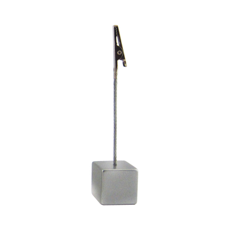 Image SOCLE PORTE-ÉTIQUETTES "ALLIGATOR"  11 (h) CM METAL (1 UNITÉ) #1