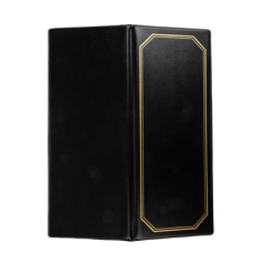 Image PORTE MENU 2 POCHETTES  10,5x29,7 CM NOIR PVC (1 UNITÉ) #5