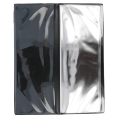 Image PORTE MENU 6 POCHETTES  10,5x29,7 CM NOIR PVC (1 UNITÉ) #1