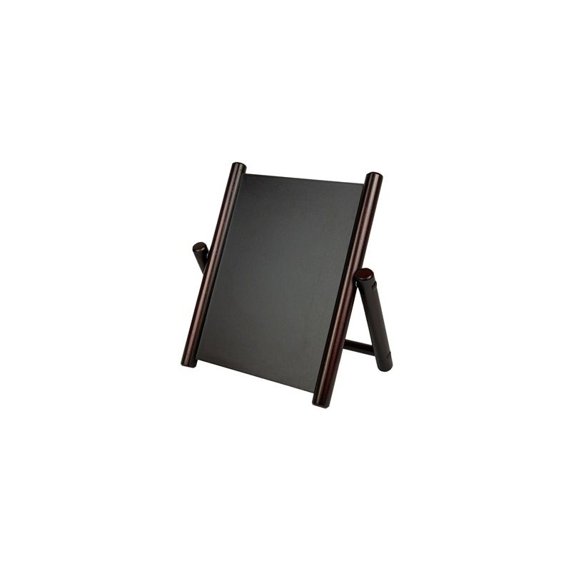 PANNEAU / ARDOISE DE TABLE  32x32 CM NOIR BOIS (1 UNITÉ)