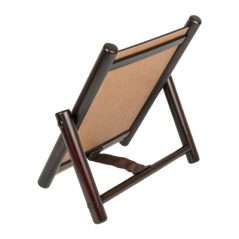 Image PANNEAU / ARDOISE DE TABLE  32x32 CM NOIR BOIS (1 UNITÉ) #3