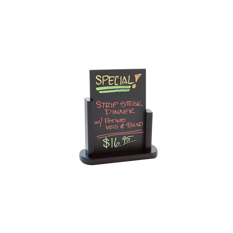 PANNEAU / ARDOISE DE TABLE 10,2x15,2 CM NOIR BOIS (1 UNITÉ) PANNEAU / ARDOISE DE TABLE 10,2x15,2 CM NOIR BOIS (1 UNITÉ)