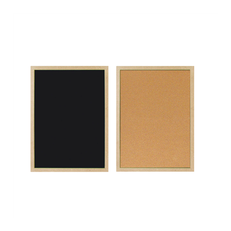 Image PANNEAU RÉVERSIBLE 45x60 CM NOIR (1 UNITÉ) #1