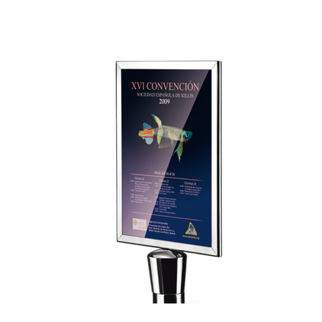 Image PANNEAU DIN-A4 POUR 162.92/94   ARGENTE INOX (1 UNITÉ) #1