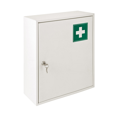 Image ARMOIRE PHARMACIE  36x15x45 CM BLANC ACIER (1 UNITÉ) #1
