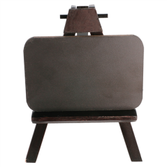 Image PETIT CHEVALET + ARDOISE  11x15,5 CM BOIS (1 UNITÉ) #3