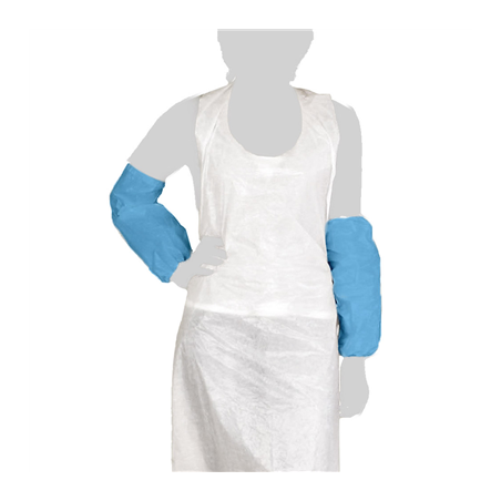 Image MANCHONS ÉLASTIQUES  40µ 36 CM BLEU LDPE (100 UNITÉ) #1