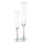 Image DÉCORATION GÉANTE "FLUTE"  Ø 10,3/10,9x60 CM TRANSPARENT VERRE (1 UNITÉ) #1