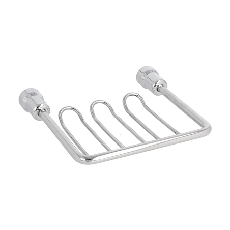 Image SAVONNIERE  13x10 CM ARGENTE INOX (1 UNITÉ) #1