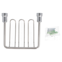 Image SAVONNIERE  13x10 CM ARGENTE INOX (1 UNITÉ) #3