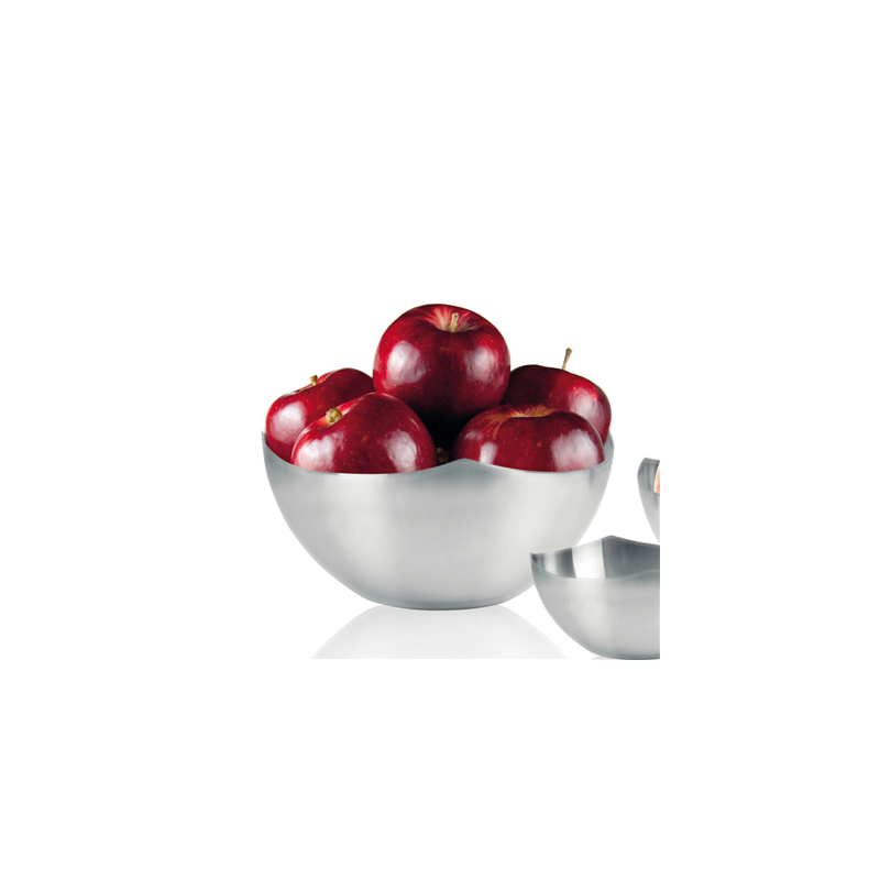 BOL POUR PAIN/FRUIT  Ø 24x10 CM ARGENTE INOX (1 UNITÉ)