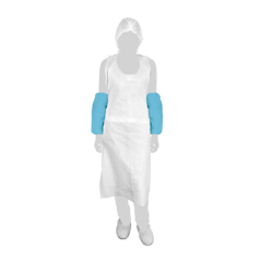 MANCHONS ÉLASTIQUES 40µ 36 CM BLEU LDPE (100 UNITÉ)