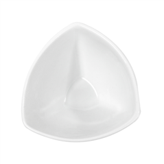 Image TRIANGULAR BOWL 220 ML 9,6x9,3x6,5 CM BLANC PORCELAINE (6 UNITÉ) #3