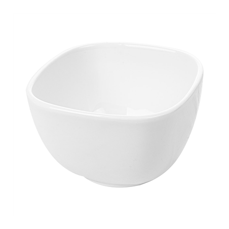 Image BOLS CARRÉS 700 ML 12,5x8 CM BLANC PORCELAINE (6 UNITÉ) #1