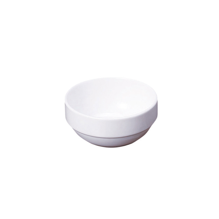 Image BOLS SALADIERS 70 ML Ø 6,4x2,8 CM BLANC PORCELAINE (12 UNITÉ) #1