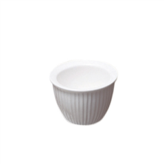 Image RAMEQUINS 'AKALA' 170 ML Ø 9x6 CM BLANC PORCELAINE (6 UNITÉ) #1