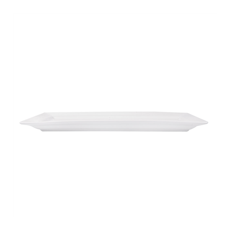 ASSIETTES RECTANGULAIRES  36,2x17,8 CM BLANC PORCELAINE (12 UNITÉ)