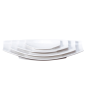 Image ASSIETTES BARQUETTE  26,2x13x3,7 CM BLANC PORCELAINE (6 UNITÉ) #1