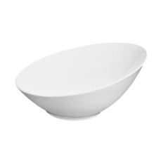 Image BOLS IRRÉGULIERS 700 ML Ø 21,3x10,3 CM BLANC PORCELAINE (2 UNITÉ) #1