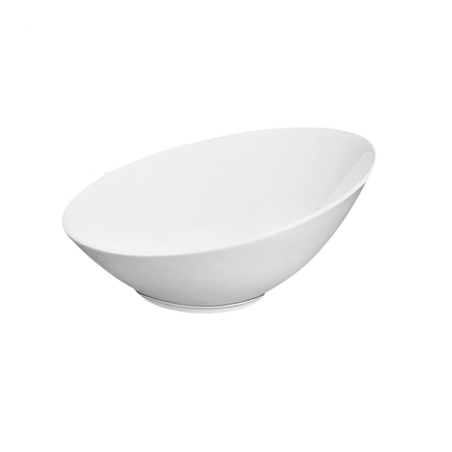 Image BOLS IRRÉGULIERS 700 ML Ø 21,3x10,3 CM BLANC PORCELAINE (2 UNITÉ) #1