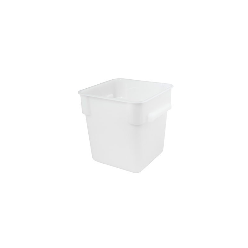 BAC ALIMENTAIRE 4 L 18x18x19 CM BLANC PP (1 UNITÉ)