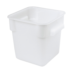 Image BAC ALIMENTAIRE 8 L 22,5x22,5x23 CM BLANC PP (1 UNITÉ) #1