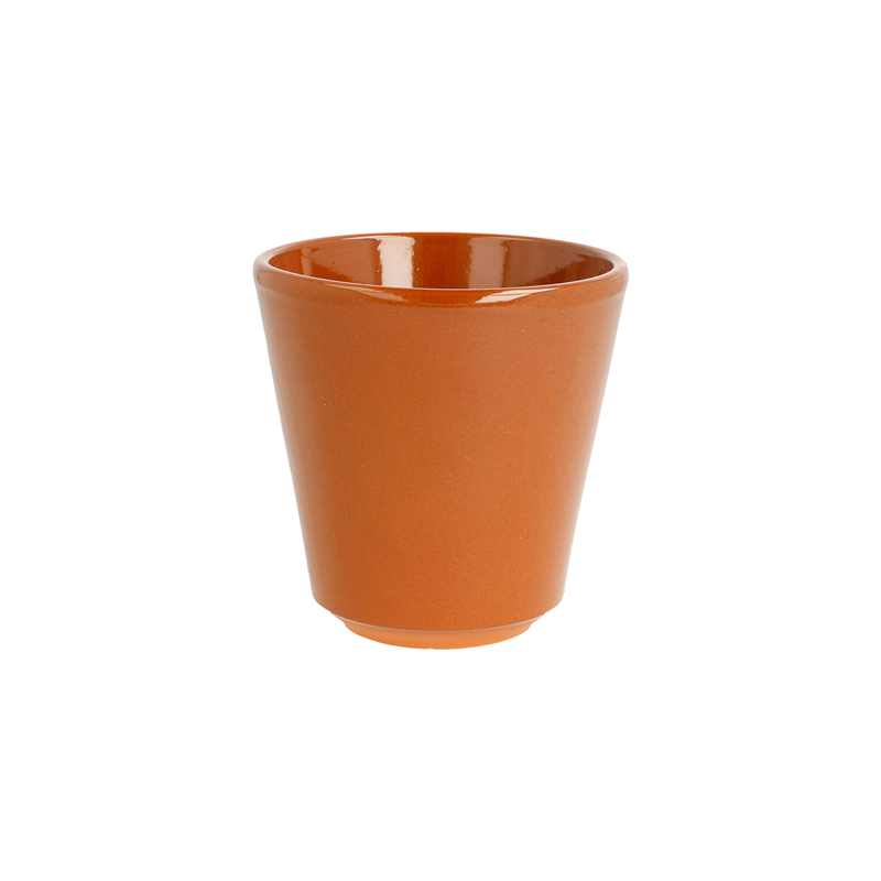 VERRES EN FAÏENCE 200 ML Ø 8,7x8,7 CM MARRON ROUGEATRE CERAMIQUE (36 UNITÉ)