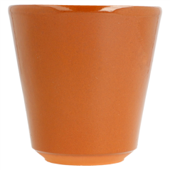 Image VERRES EN FAÏENCE 200 ML Ø 8,7x8,7 CM MARRON ROUGEATRE CERAMIQUE (36 UNITÉ) #3