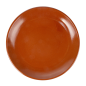 Image ASSIETTES EN FAÏENCE  Ø 26,2x3 CM MARRON ROUGEATRE CERAMIQUE (12 UNITÉ) #1