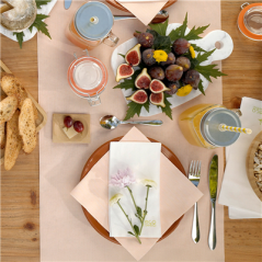 Image ASSIETTES EN FAÏENCE  Ø 26,2x3 CM MARRON ROUGEATRE CERAMIQUE (12 UNITÉ) #4