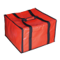 Image VALISE TRANSPORT 6 BOÎTES PIZZA  40x34x25,5 CM ROUGE VINYL (1 UNITÉ) #1