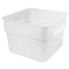 Image BAC ALIMENTAIRE 12 L 28,5x28,5x21 CM BLANC PP (1 UNITÉ) #1
