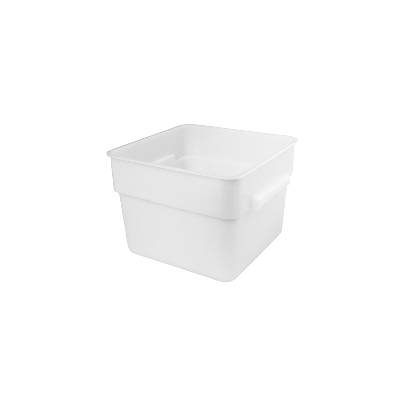 BAC ALIMENTAIRE 12 L 28,5x28,5x21 CM BLANC PP (1 UNITÉ)